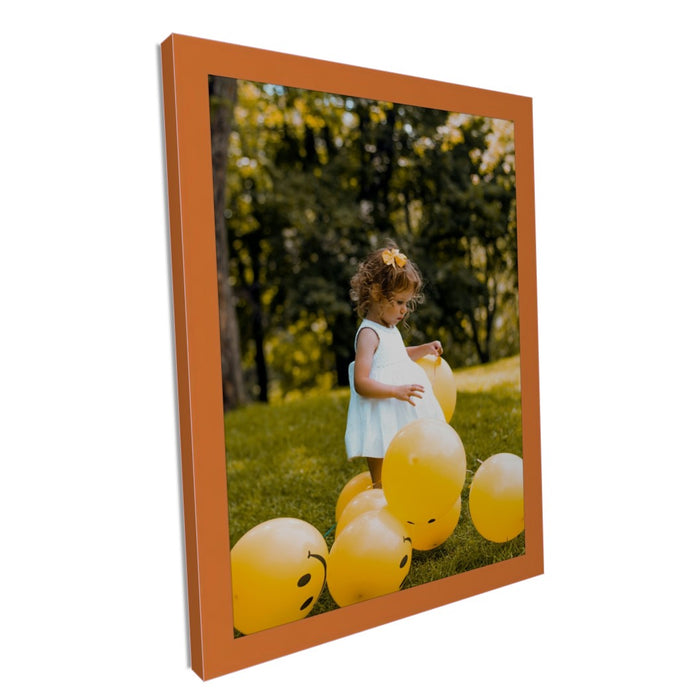 Orange Picture Frame 16x20 Custom Framing - Popular Sizes
