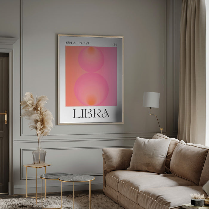Libra Framed Art Modern Wall Decor