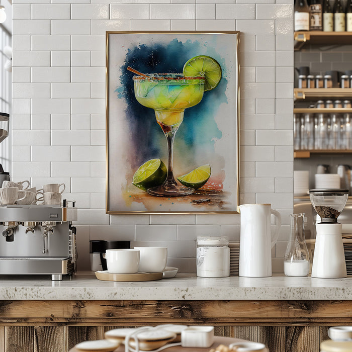 Drinks cocktail Framed Art Modern Wall Decor