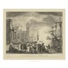 Antique Harbor I by Claude Lorrain, framed print