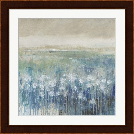 Before the Rain I by Timothy O'Toole framed in walnut with antique bronze edges