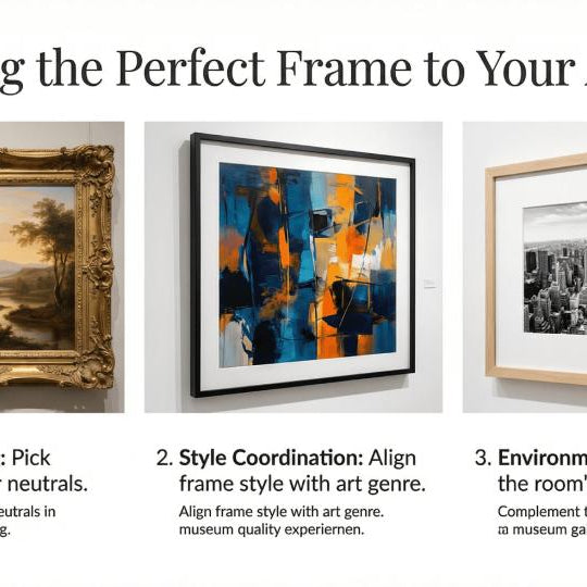 Custom Picture Framing 101: Styles, Matting and  Sizing Frame shop