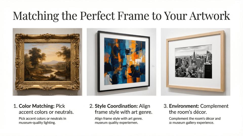 Custom Picture Framing 101: Styles, Matting and  Sizing Frame shop