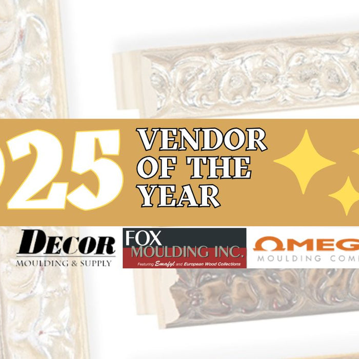 2025 Vendor of the Year – Decor, Omega & Fox Moulding Tie