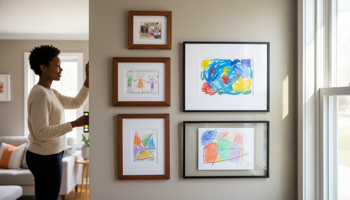 15 Creative Ideas for Framing Kids’ Artwork: From Fridge to Fine Art