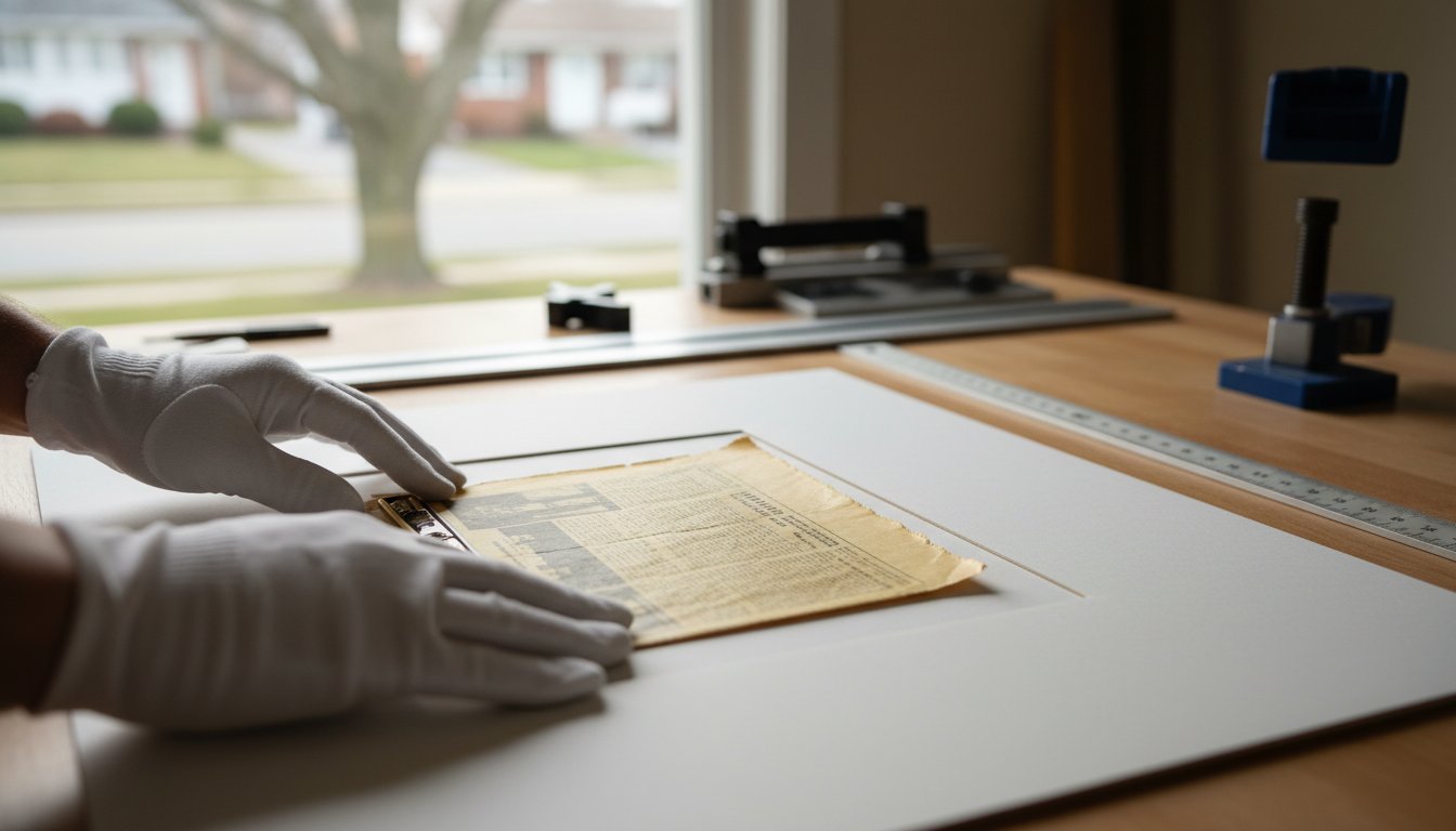 Preserving a Newspaper Article in a Frame: The Ultimate Archival Guide
