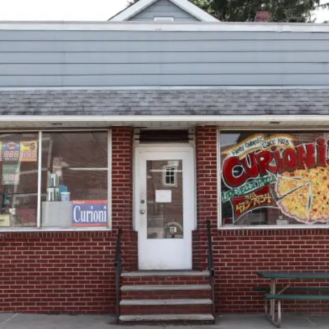 Illustrated tribute to Curioni's Pizza in Lodi, New Jersey