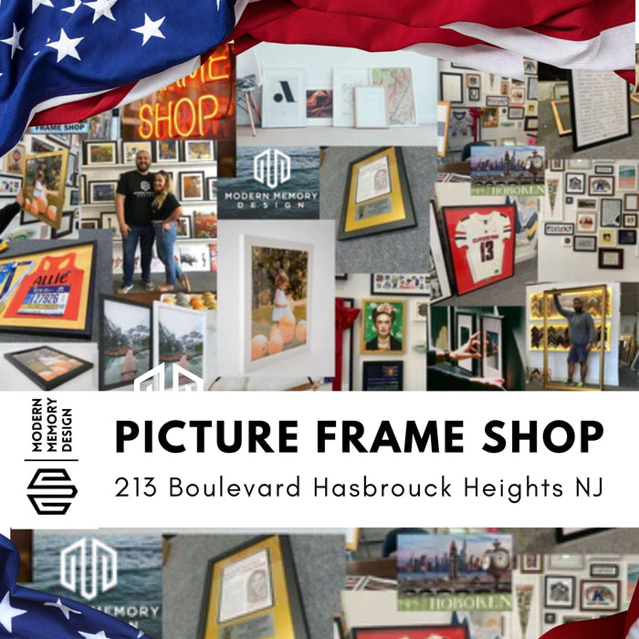 Custom Framing Process - Modern Memory Design Picture frames - NJ Frame shop Custom framing