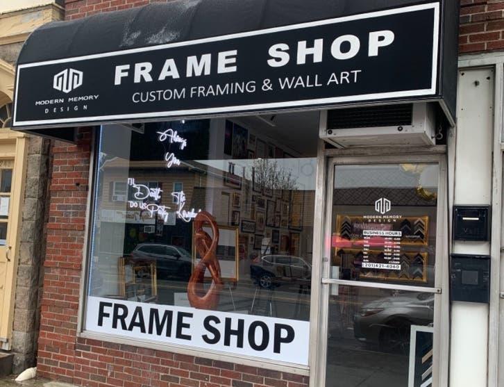 Hoboken Frame Store for Custom Framing - Modern Memory Design Picture frames - NJ Frame shop Custom framing