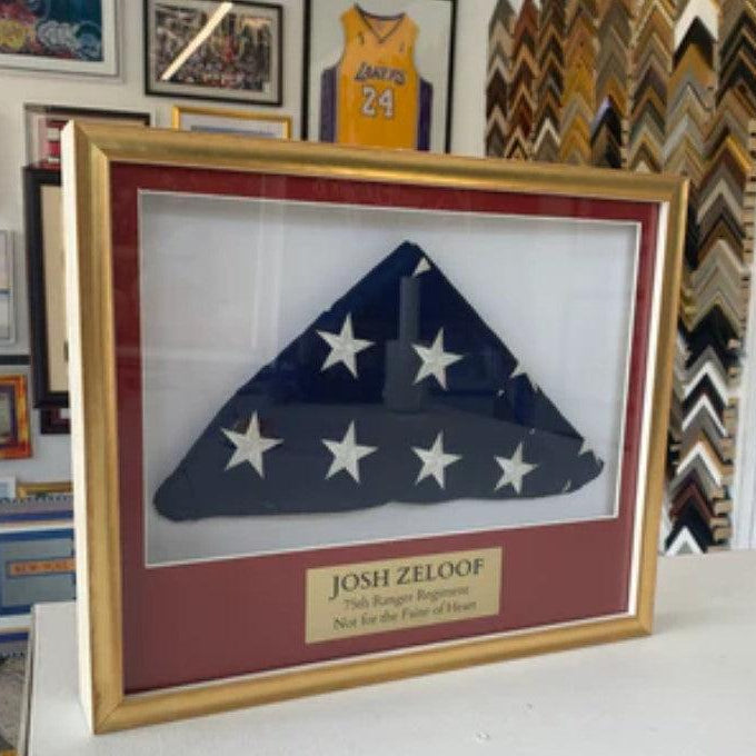 Honoring Heroes: The Significance of Military Funeral Flags and Preserving Their Memory with Picture frame - Modern Memory Design Picture frames - NJ Frame shop Custom framing