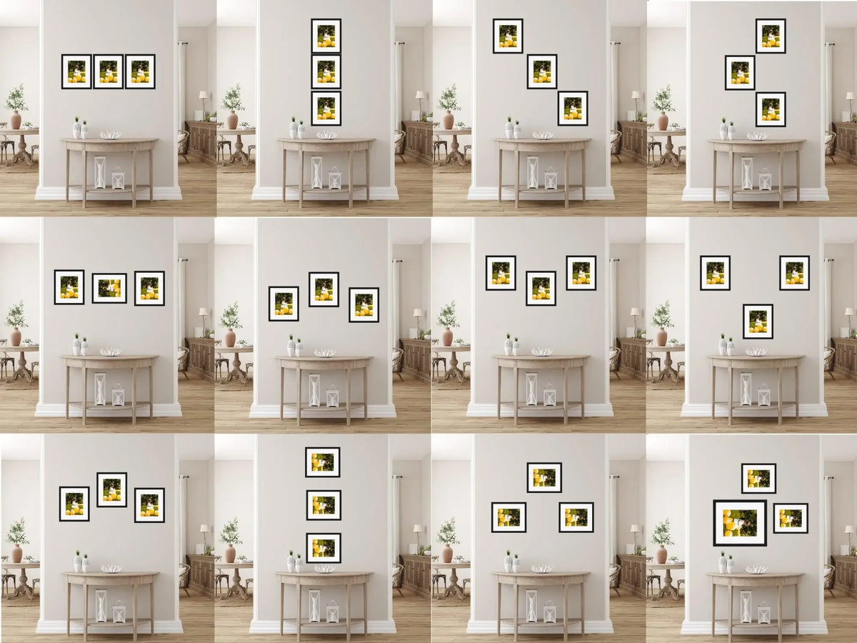 How to Arrange 3 Pictures on a Wall Examples — Modern Memory Design