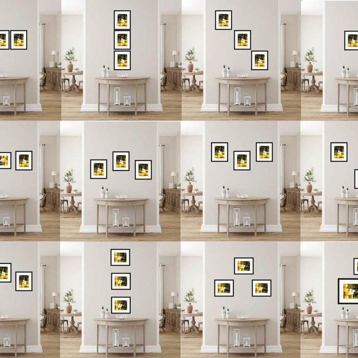 How to arrange 3 photo frames on wall - Modern Memory Design Picture frames - NJ Frame shop Custom framing