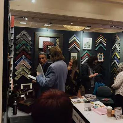 Liebermans Visits West Coast Art and Framing Expo WCAF 2024 - Modern Memory Design Picture frames - NJ Frame shop Custom framing