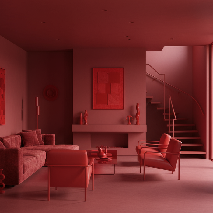 Modern home color drenching and picture frame www.ModernMemoryDesign.com 