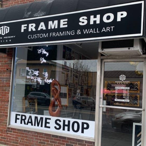 New Jersey frame shop for custom framing and wall art- ModernMemoryDesign.com - Modern Memory Design Picture frames - NJ Frame shop Custom framing