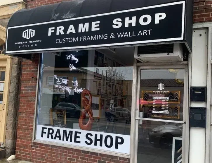 New Jersey frame shop for custom framing and wall