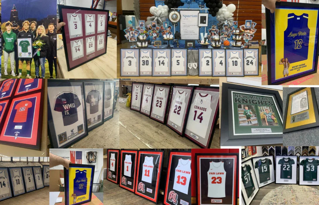 High School Hall of Fame Jersey Frame Print | Personalized Athlete Gift