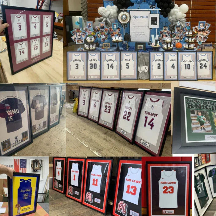 High School Hall of Fame Jersey Frame Print | Personalized Athlete Gift