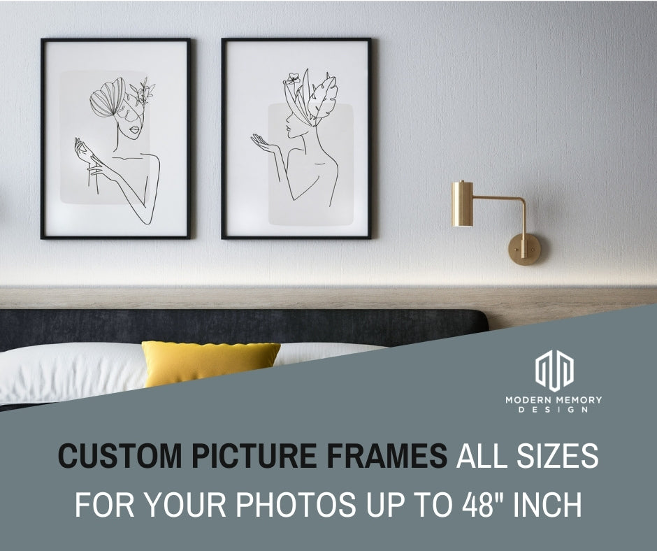 Standard Size 20x30 Frame Wood 20x30 picture poster Frames 30x20 - Modern Memory Design Picture frames - New Jersey Frame Shop Custom Framing