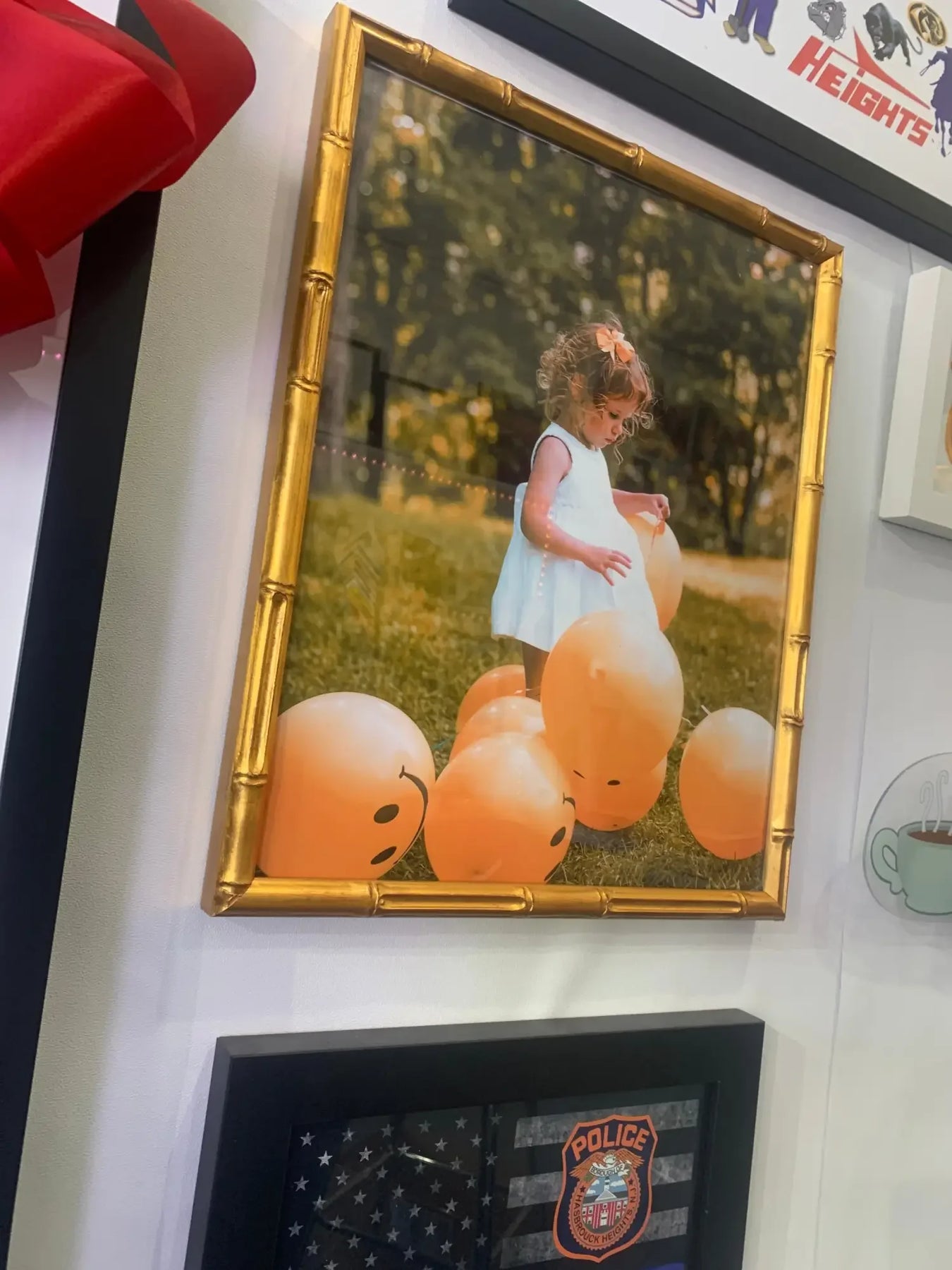 Gold Bamboo Picture Frames Gallery Wall Bamboo Frame - New Jersey Frame Shop Custom Framing