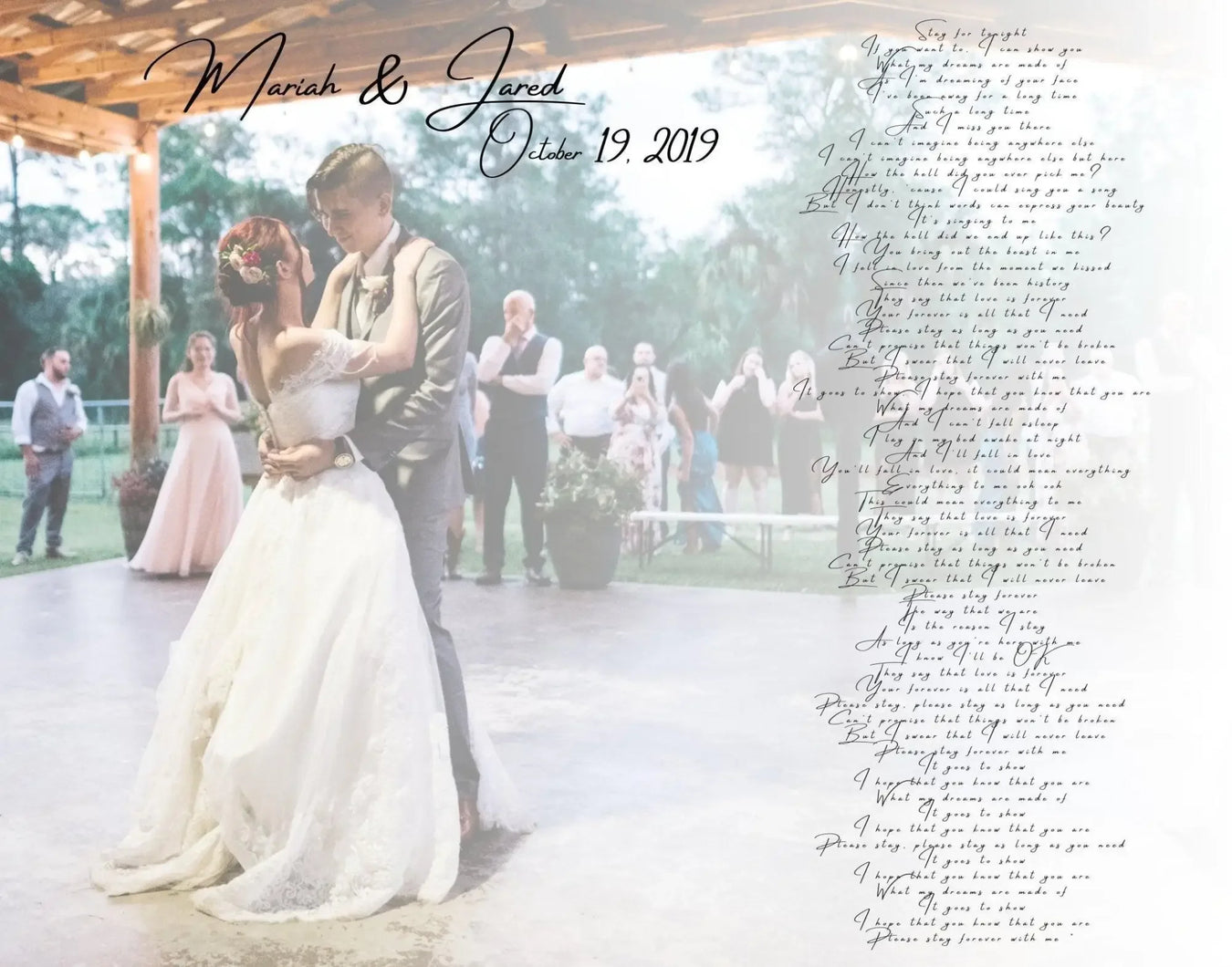 Wedding Anniversary Picture Frame Canvas Prints - New Jersey Frame Shop Custom Framing