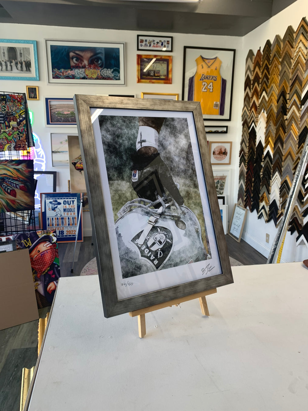 Deep shadow box frame display, custom framing Hasbrouck Heights New Jersey