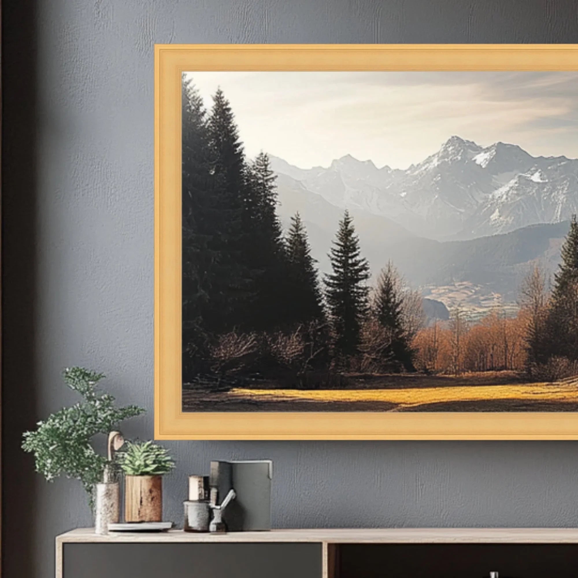 Photo Frame 100 100 Inch TV Frame | Modern & Antique Styles | Gold, Silver