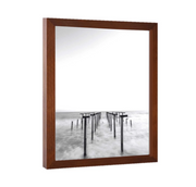 10x14 Picture frame Wood with glass 10x14 Frame - Brown - Picture Frame