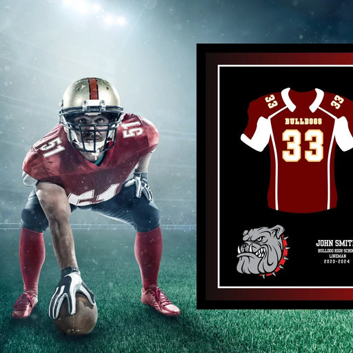 Football Jersey Frame High School Senior Night