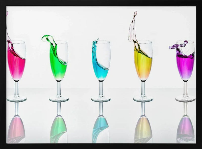 Splashes - Petri Damstén Framed Art | Home or Office Art