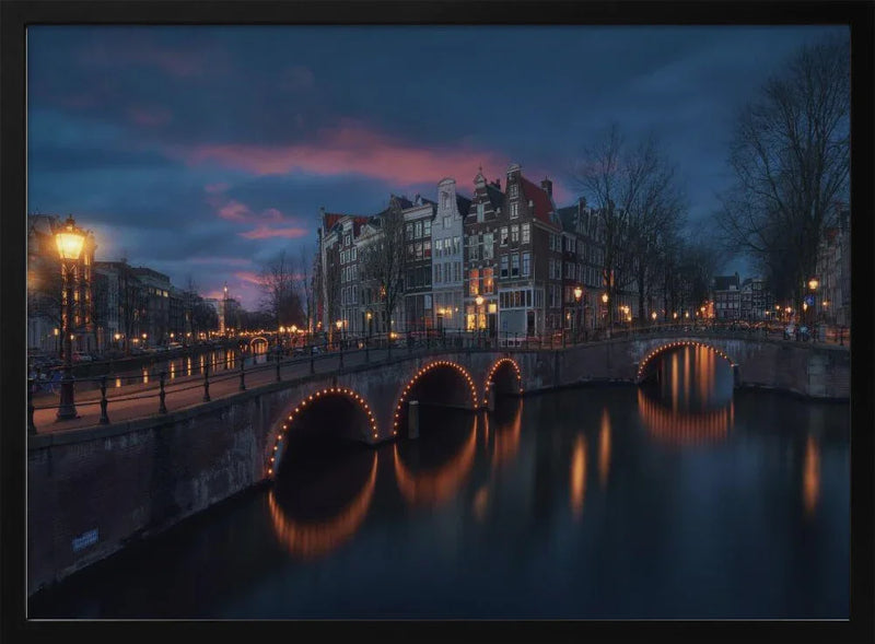 Keizersgracht - Juan Pablo de Miguel Framed Art | Home or Office Art