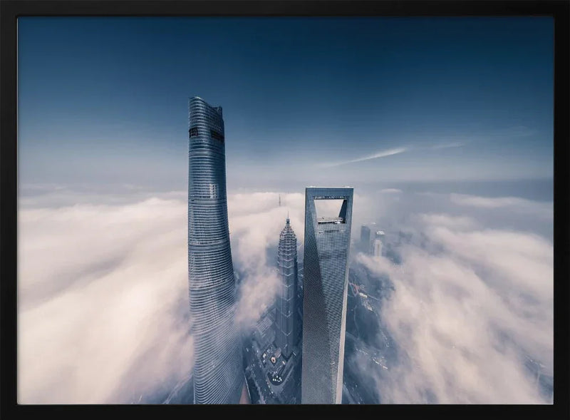 Shanghai Tower - Vview Chen Framed Art | Home or Office Art