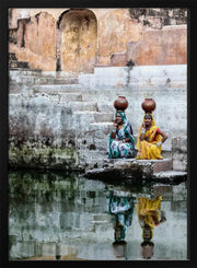 Stepwell Reflections - Susan Moss Framed Art | Home or Office Art