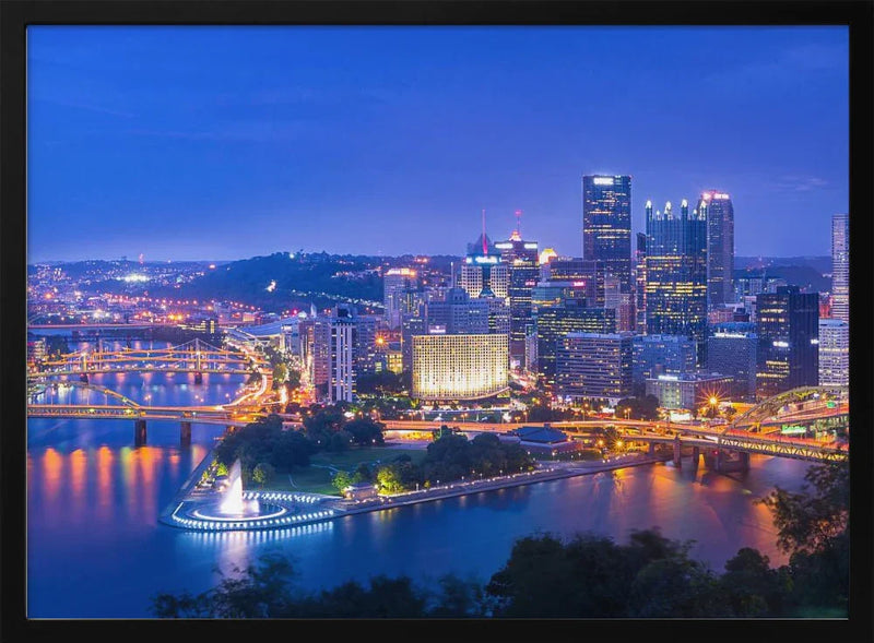 The Steel City Framed Art Michael Zheng | Home or Office Art