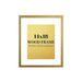 14x18 Gold picture frame mated 11x14 photo 14x18 frame