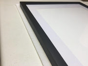 14x18 Gold Picture Frame matted to 11x14 photo 14x18 frame - Modern Memory Design Picture frames - New Jersey Frame shop custom framing