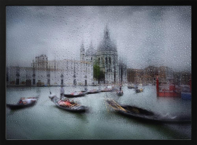 It was raining in Venice Framed Art Fran Osuna | Home or Office Art