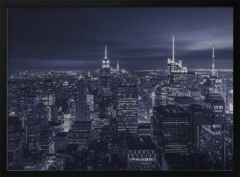 Blue city Framed Art Jorge Ruiz Dueso | Home or Office Art