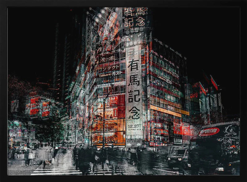 colors of Tokyo Framed Art Carmine Chiriacò | Home or Office Art