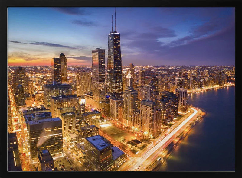Chicago! Chicago! Framed Art Michael Zheng | Home or Office Art