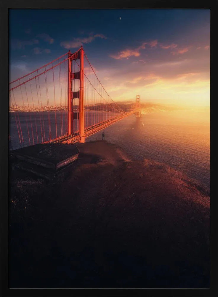 On the edge Framed Art David George | Home or Office Art