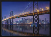 Urban Illusion: The Bay Bridge Framed Art Michael Zheng | Home or Office Art