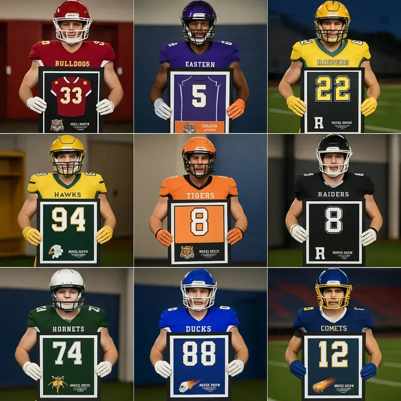 Football Jersey Frame High School Senior Night