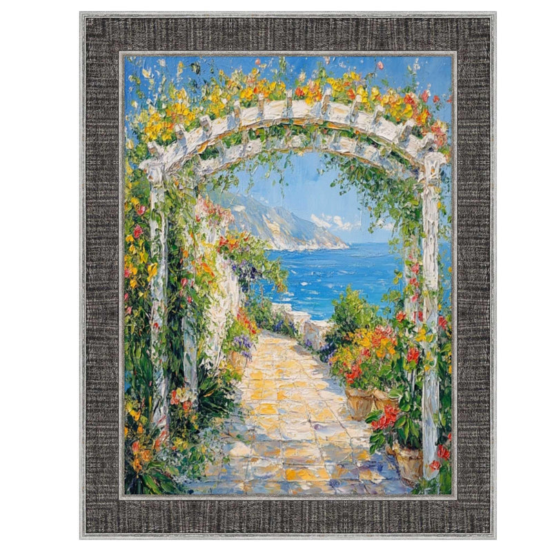 30x36 Frame Rustic Wood Black Silver Picture Frame