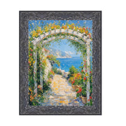 18x24 Frame Renaissance Silver Black Ornate Picture Frame