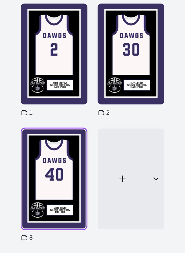 3 framed jersey print balwin