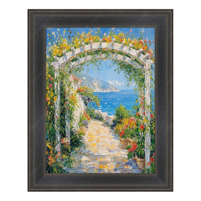 11x17 Frame Black Hammered Flat Picture Frame