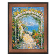 8.5x11 Frame Vintage Brushed Rust Copper Black Picture Frame