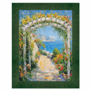 27x40 Frame Green Burl Wood Flat Picture Frame