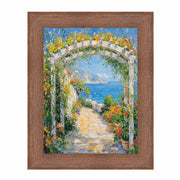 20x30 Frame Rust Brown Grain Barnwood Picture Frame